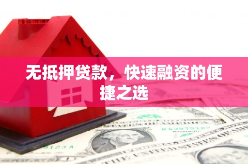 蒙阴无抵押贷款，快速融资的便捷之选
