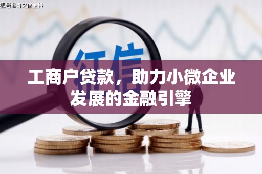 南湖工商户贷款，助力小微企业发展的金融引擎