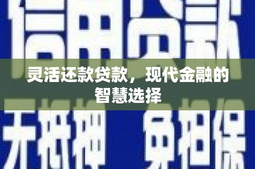 广汉灵活还款贷款，现代金融的智慧选择