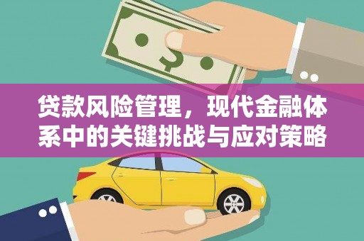 兴县贷款风险管理，现代金融体系中的关键挑战与应对策略