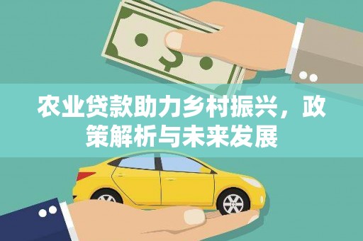 闻喜农业贷款助力乡村振兴，政策解析与未来发展
