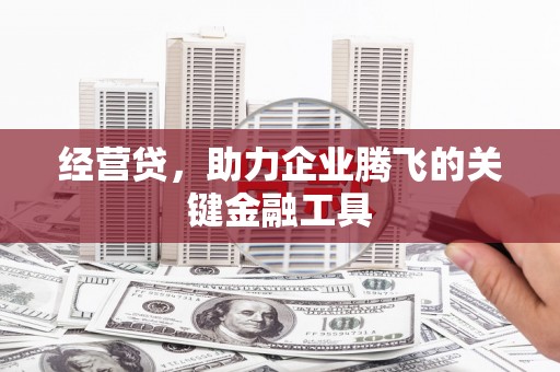 红安经营贷，助力企业腾飞的关键金融工具