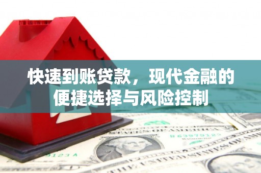 西屯快速到账贷款，现代金融的便捷选择与风险控制