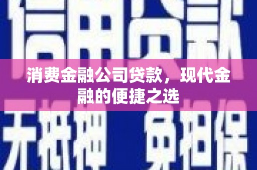 东西湖消费金融公司贷款，现代金融的便捷之选