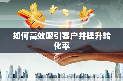 士林如何高效吸引客户并提升转化率