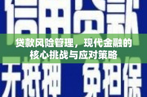 虎林贷款风险管理，现代金融的核心挑战与应对策略