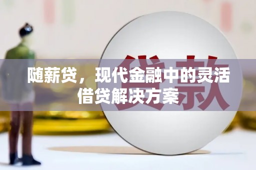 苑里随薪贷，现代金融中的灵活借贷解决方案