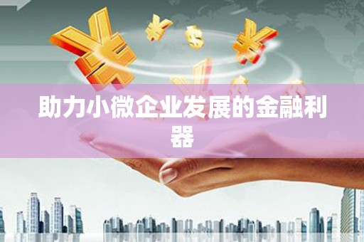 嵊州助力小微企业发展的金融利器