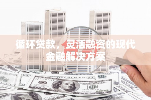 砀山循环贷款，灵活融资的现代金融解决方案