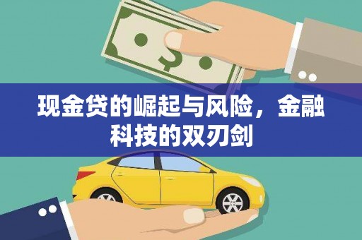 顺城现金贷的崛起与风险，金融科技的双刃剑