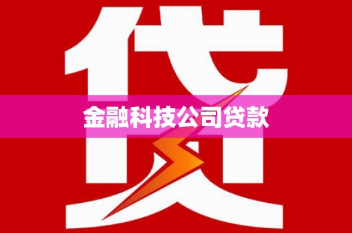 依兰金融科技公司贷款