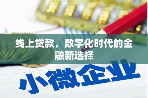 钦北线上贷款，数字化时代的金融新选择