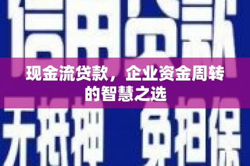 柳东现金流贷款，企业资金周转的智慧之选