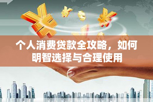 崖州个人消费贷款全攻略，如何明智选择与合理使用